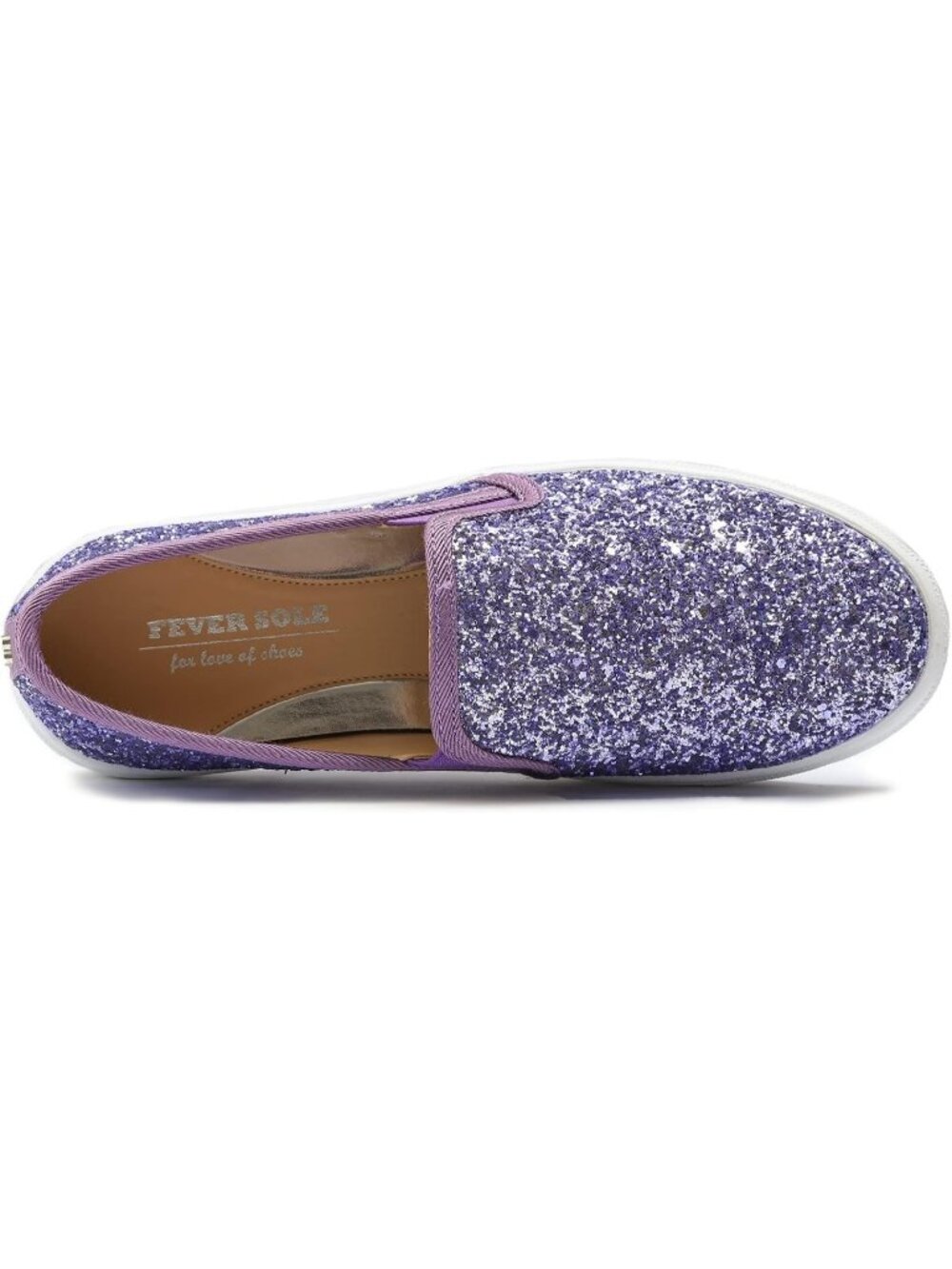 Women's Lavender Fashion Slip-on Casual Comfortable Round Toe Flat Loafers - Picture 4 of 6
